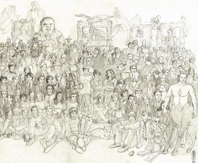 Todos Personagens!
Tamanho original em :   
http://www.artdungeon.net/general/biggroupportrait.jpg
