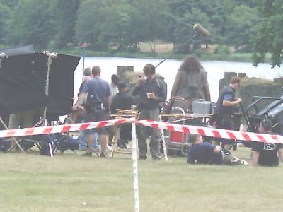 Filmagens em Virginia Water
