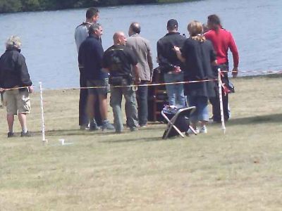 Filmagens em Virginia Water
Filmagens em Virginia Water