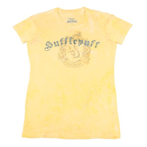 L_4HOUSES_Apparel_Adult_HarryPotter_Apparel_HufflepuffTieDyeLadiesT-Shirt_HPLDSHUFJRT_YEL.JPG