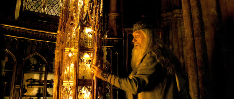 Dumbledore recebendo lembranÃ§a
