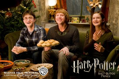 Harry, Rony e Gina
