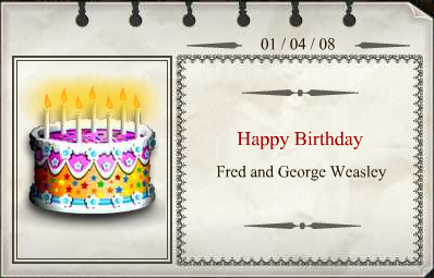 Fred e Jorge Weasley
Fred e Jorge Weasley