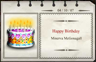 Minerva McGonagall
Minerva McGonagall