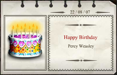Percy Weasley
Percy Weasley
