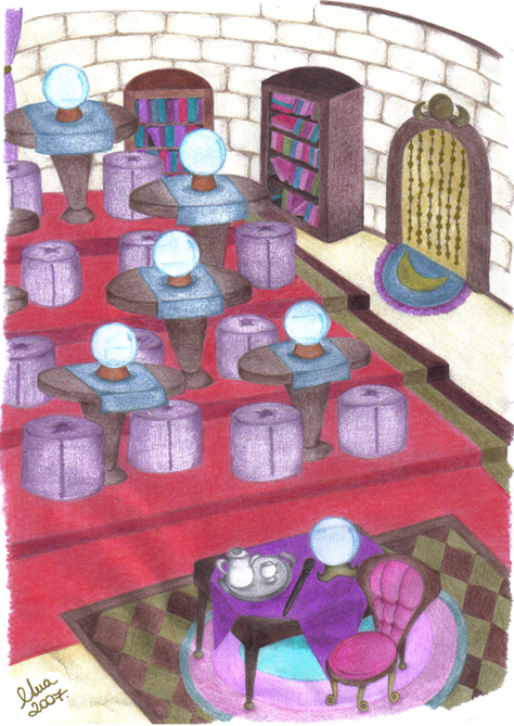 Sala de adivinhação
Sala de adivinhação